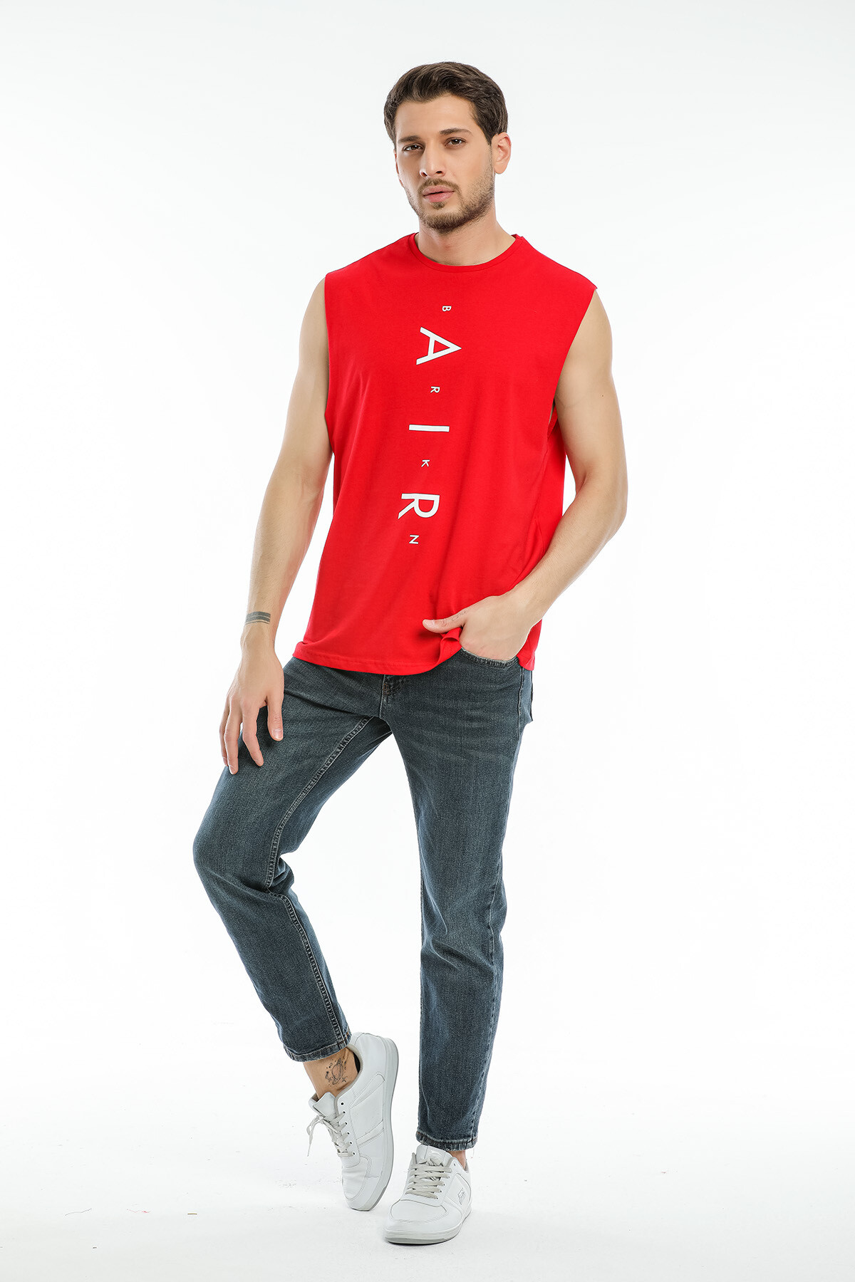 Süperlife Erkek Bisiklet Yaka Standart &Regular Fit Tişort SPR21Y05