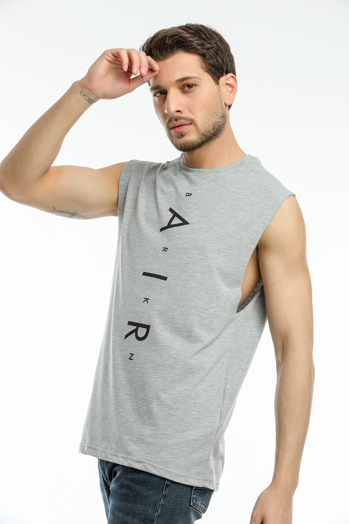 Süperlife Erkek Bisiklet Yaka Standart &Regular Fit Tişort SPR21Y05