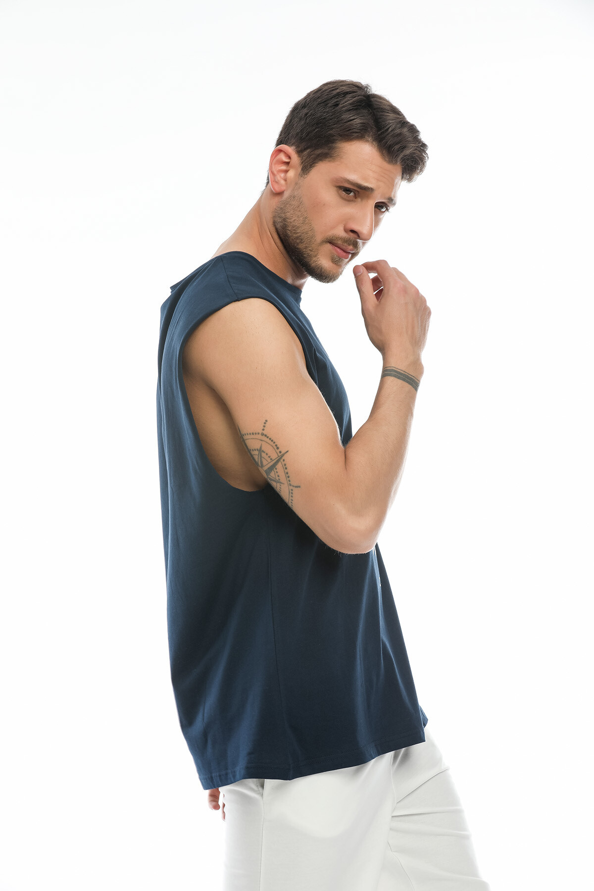 Süperlife Erkek Bisiklet Yaka Standart &Regular Fit Tişort SPR21Y05
