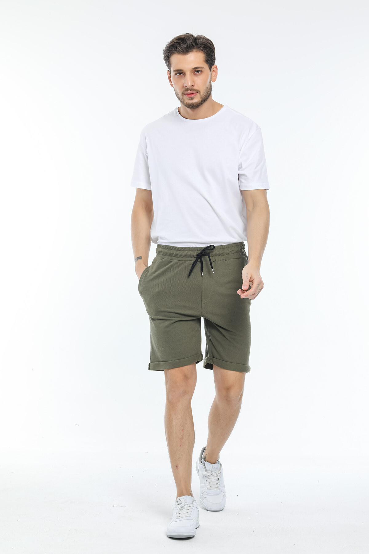Süperlife Erkek Regular Fit Duble Paça Şort SPR21Y51