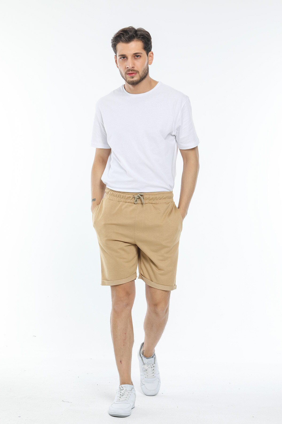 Süperlife Erkek Regular Fit Duble Paça Şort SPR21Y51