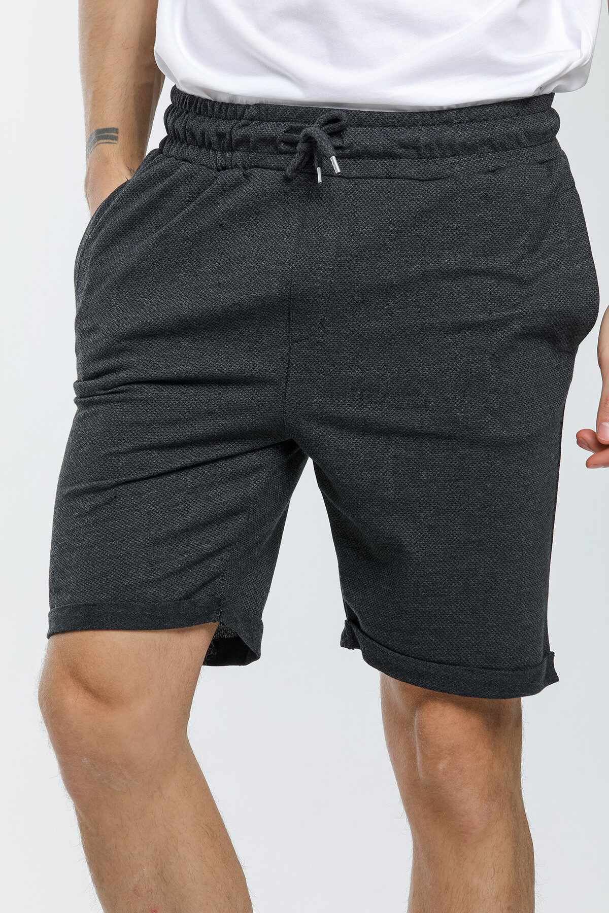 Süperlife Erkek Regular Fit Duble Paça Şort SPR21Y51