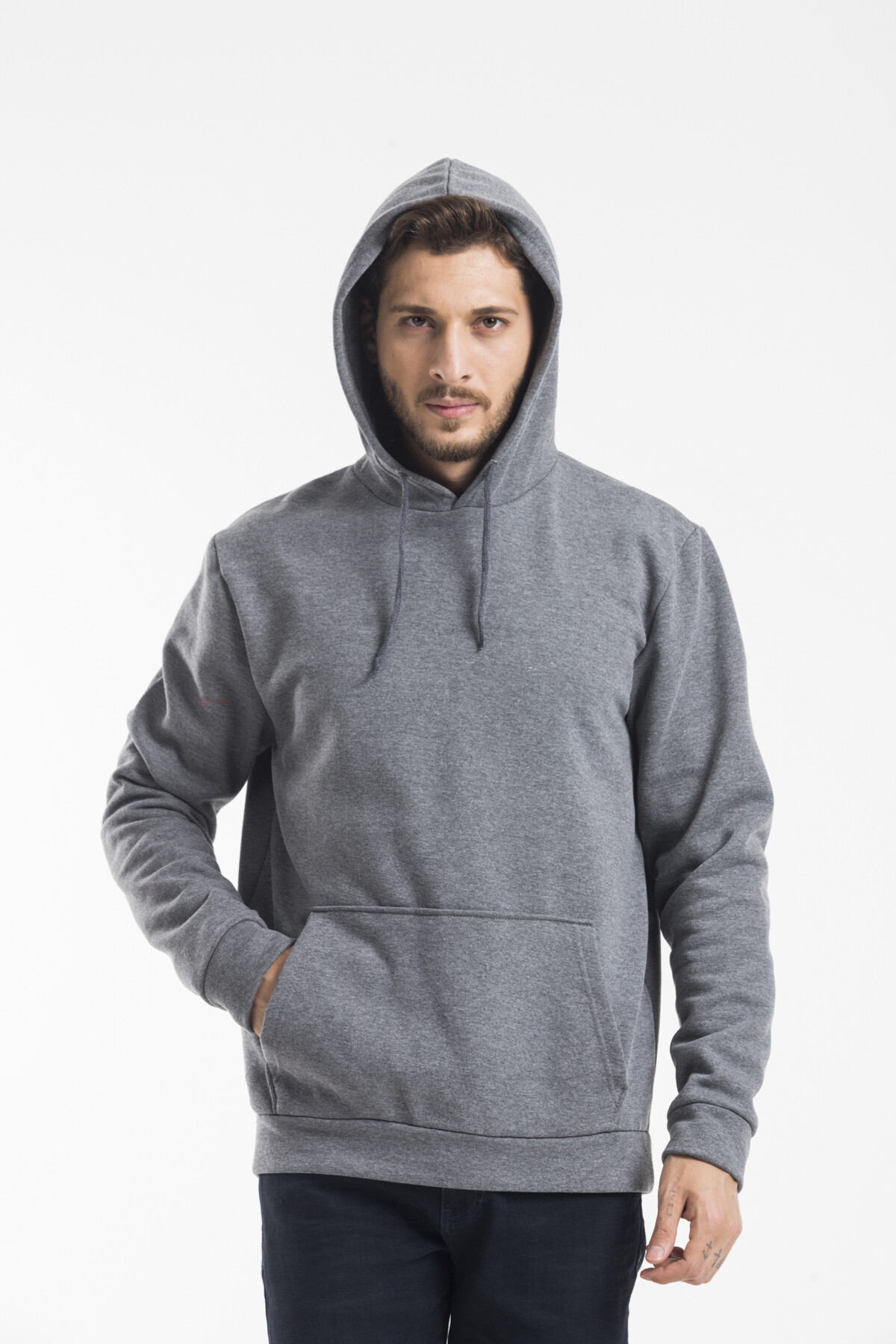 Süperlife Erkek Kapşonlu Regular Fit İnce Sweatshirt SPR 20K55