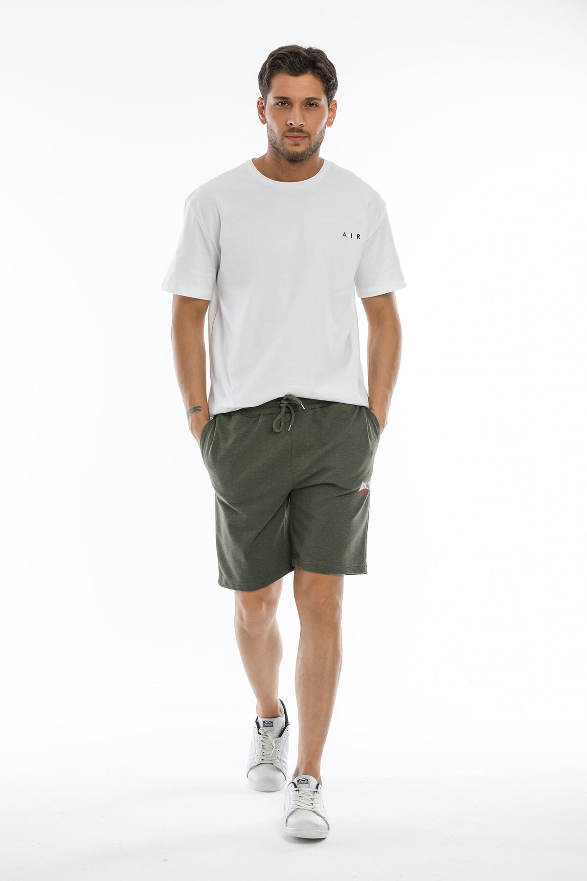 Süperlife Erkek Regular Fit Nakışlı Brooklyn Şort SPR21Y57