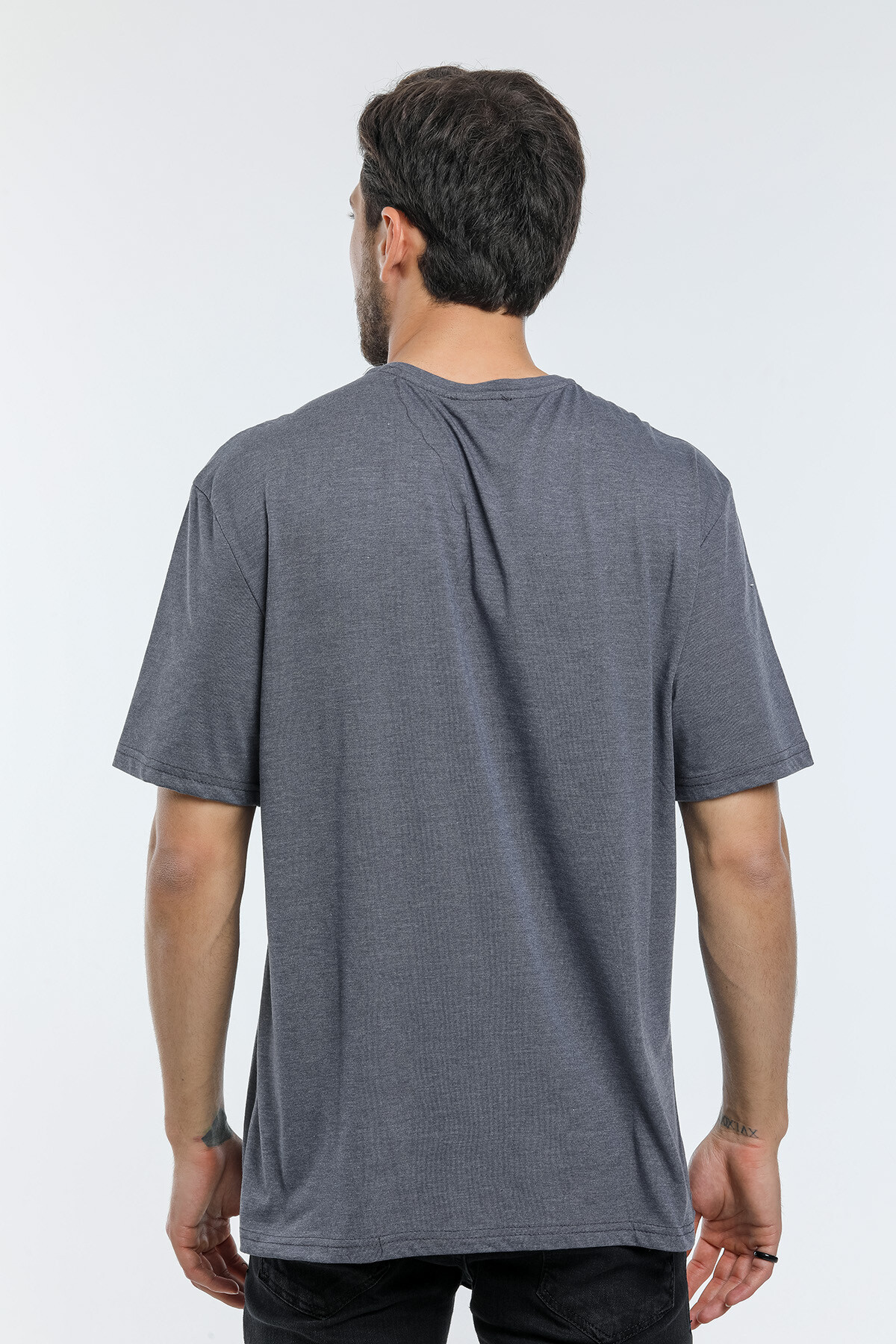 Süperlife Erkek Bisiklet Yaka  Standart &Regular Fit Tişort SPR21Y30