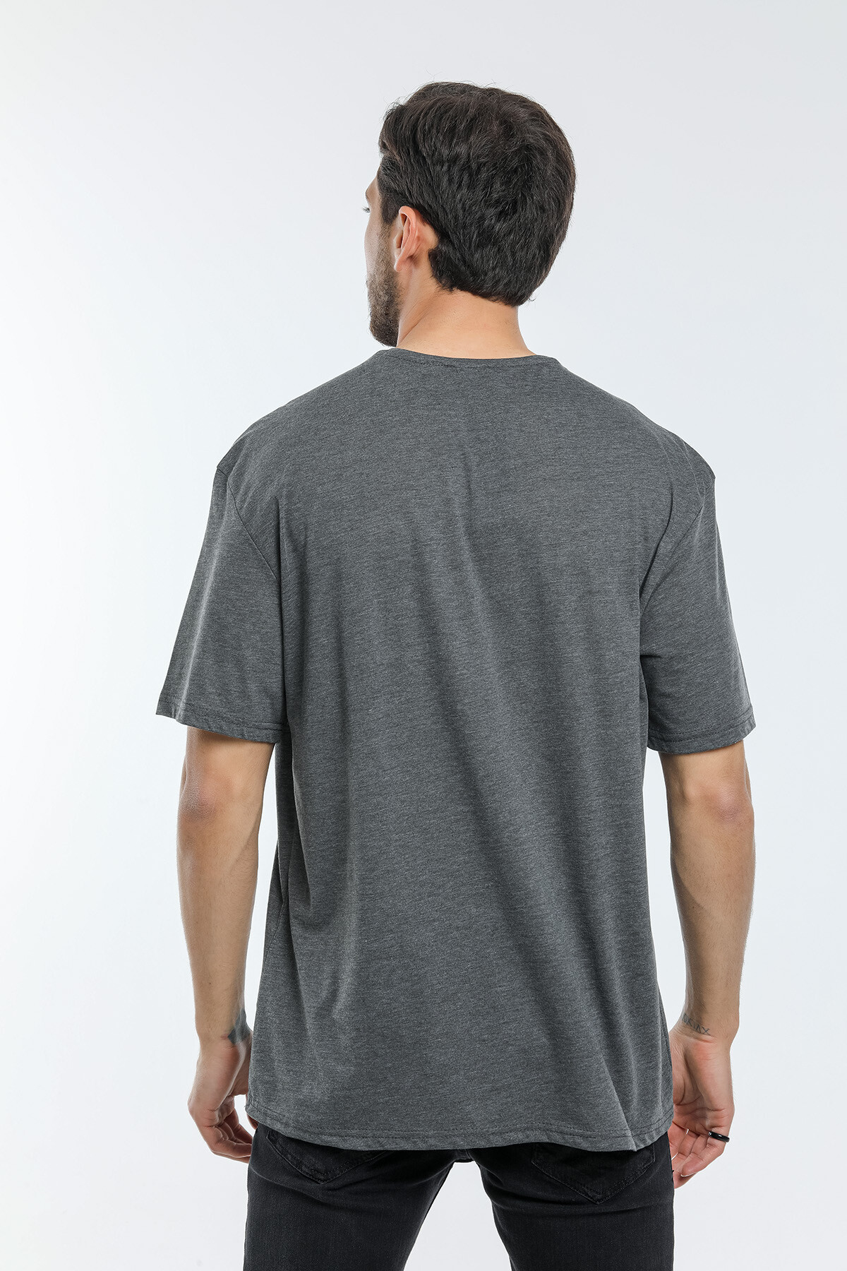 Süperlife Erkek Bisiklet Yaka  Standart &Regular Fit Tişort SPR21Y30