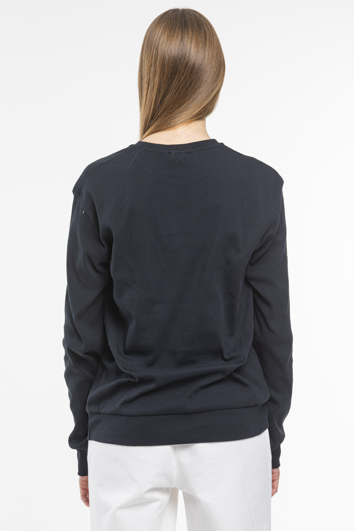Süperlife Kadın Bisiklet Yaka Regular Fit Sweatshirt spr21k17