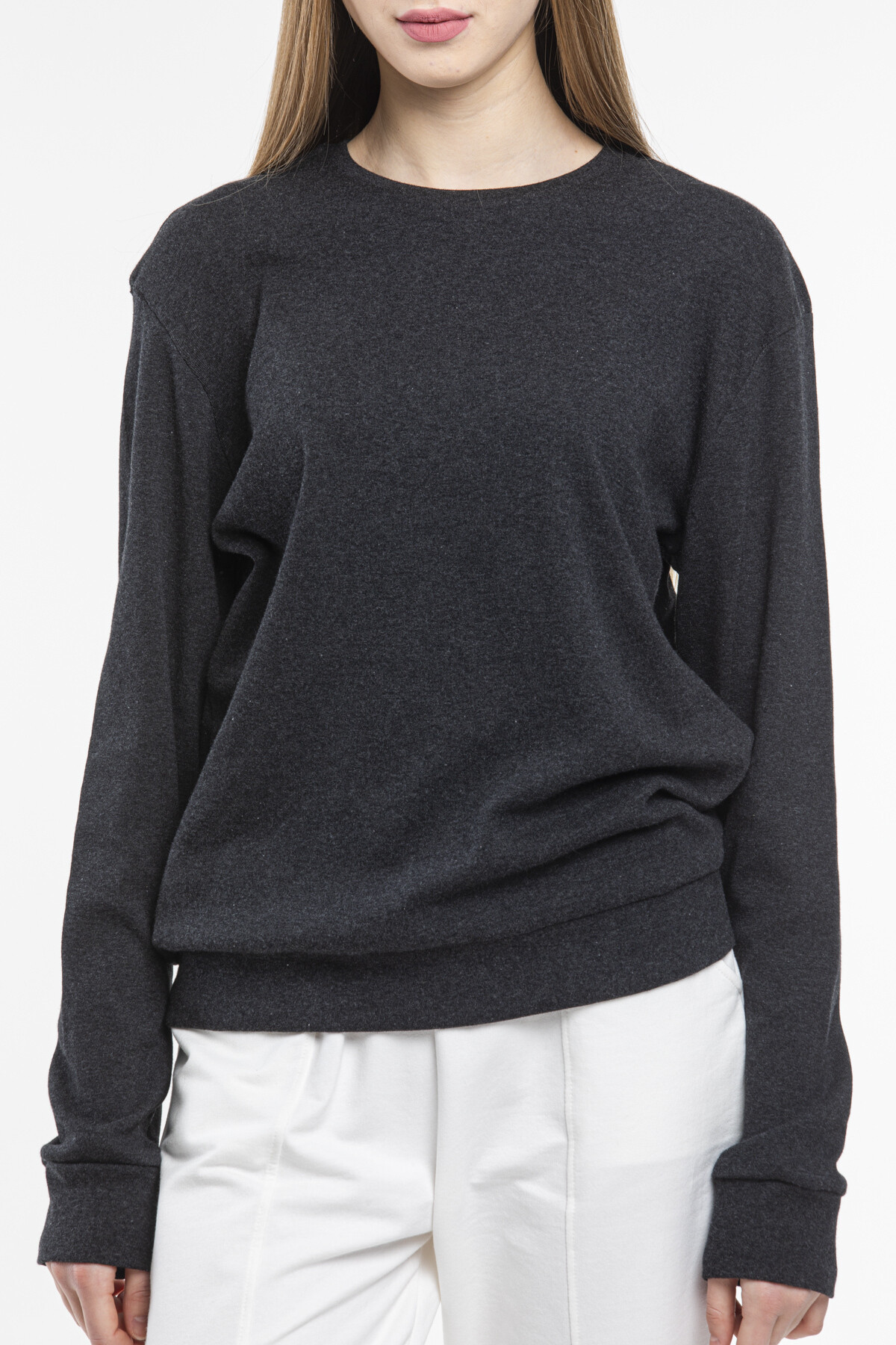 Süperlife Kadın Bisiklet Yaka Regular Fit Sweatshirt spr21k17