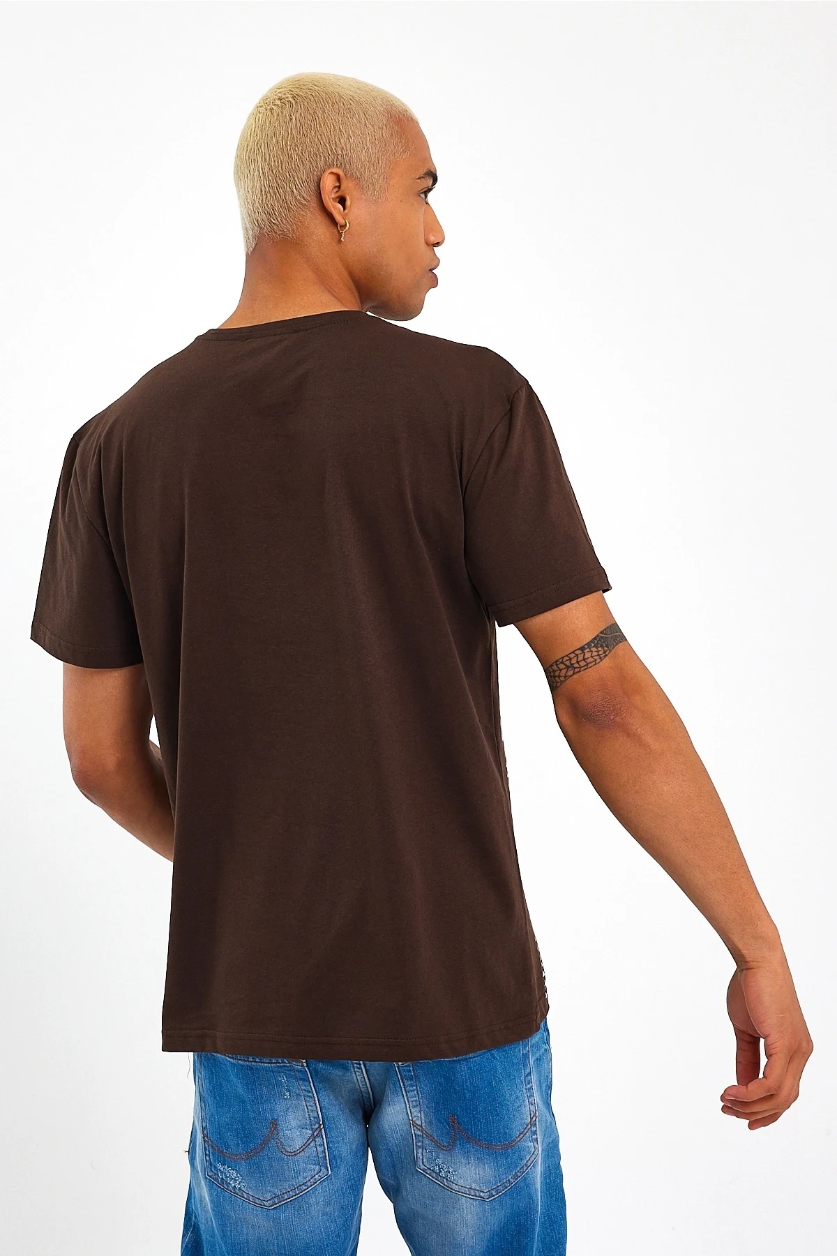 Süperlife Erkek Bisiklet Yaka Regular Fit Tokyo Baskılı Tişort SPR23ts303