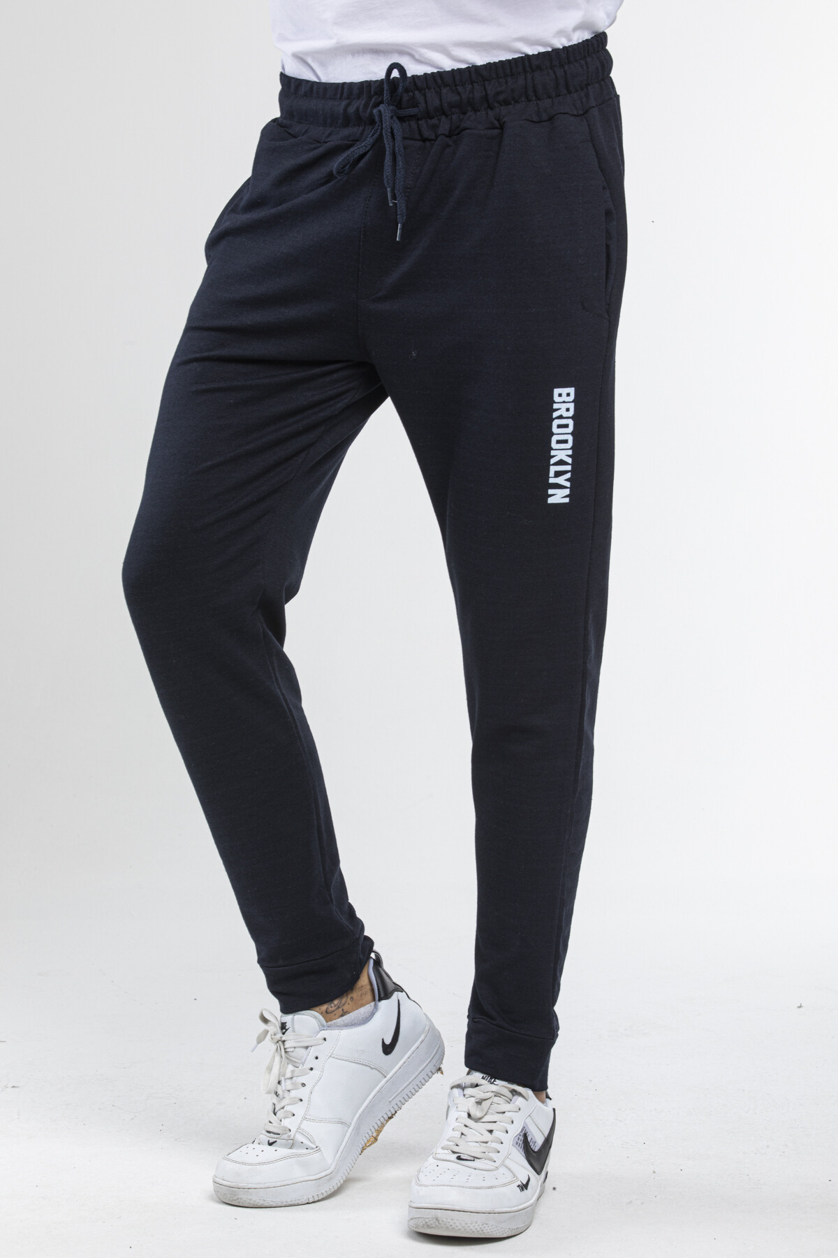 Süperlife Erkek Regular Fit Broklyn Baskılı İnce Eşofman Altı SPR 203 