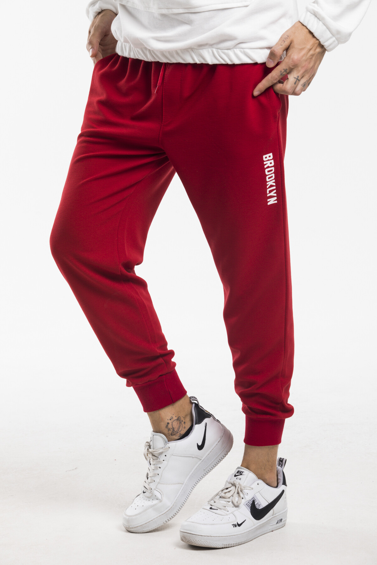 Süperlife Erkek Regular Fit Broklyn Baskılı İnce Eşofman Altı SPR 203 