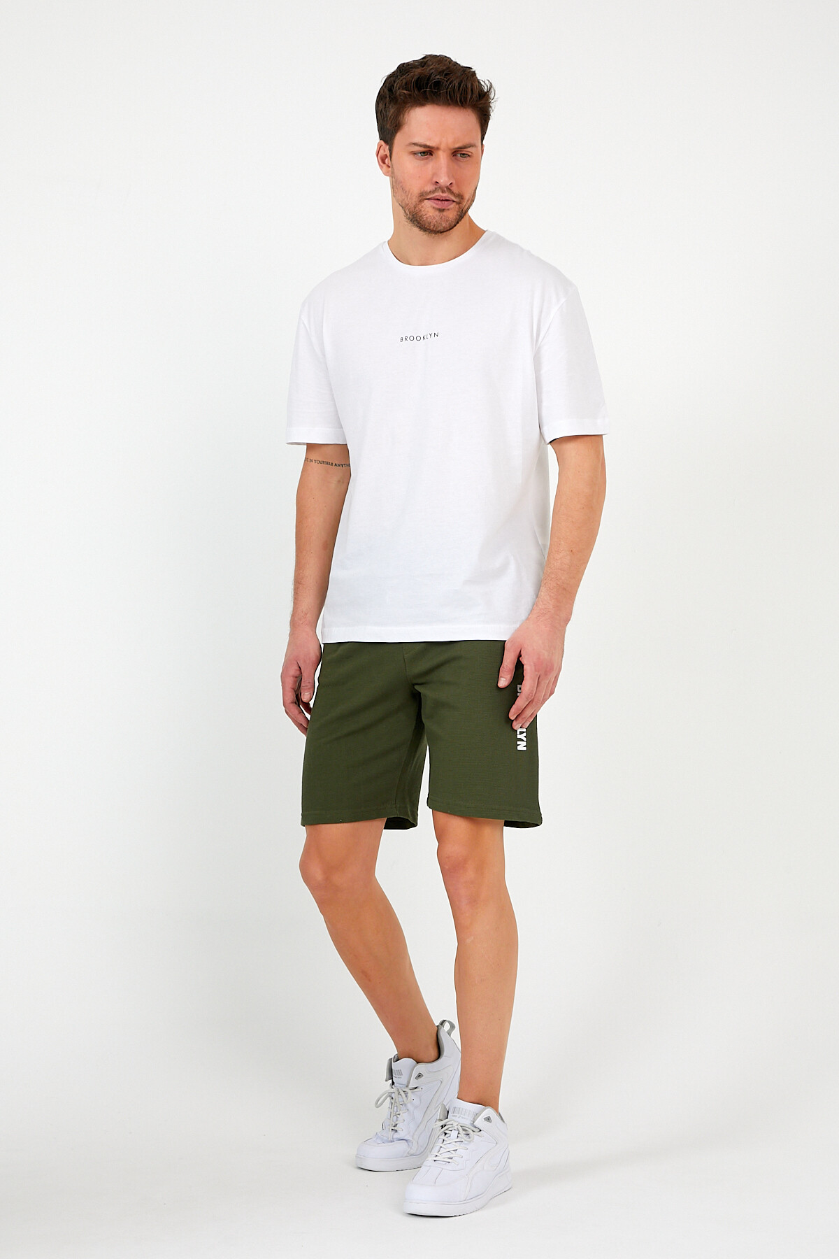 Süperlife Erkek Regular Fit Brooklyn Baskılı Şort SPR 208 