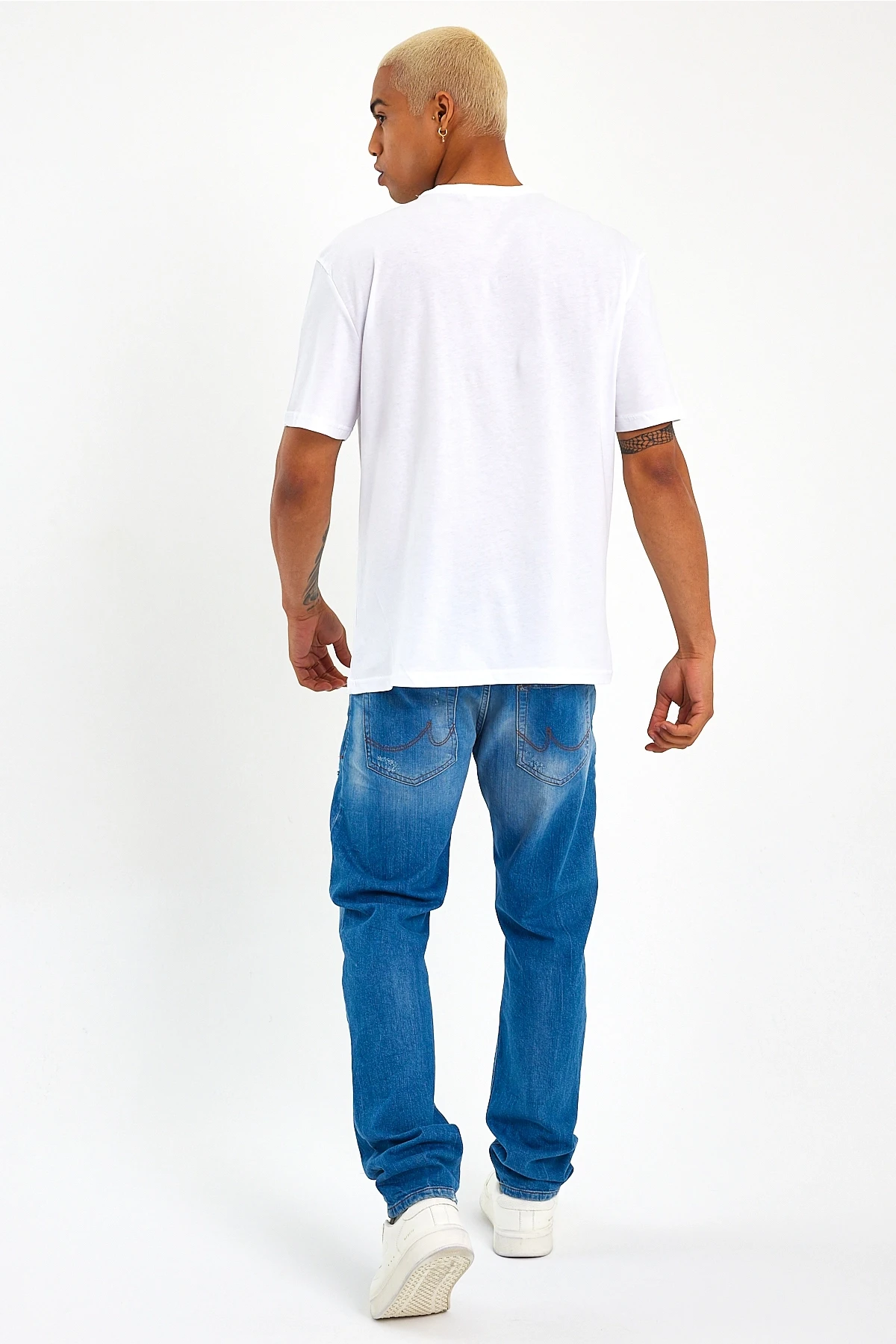 Süperlife Erkek Bisiklet Yaka Standart &Regular Fit Tişort SPR22TS110