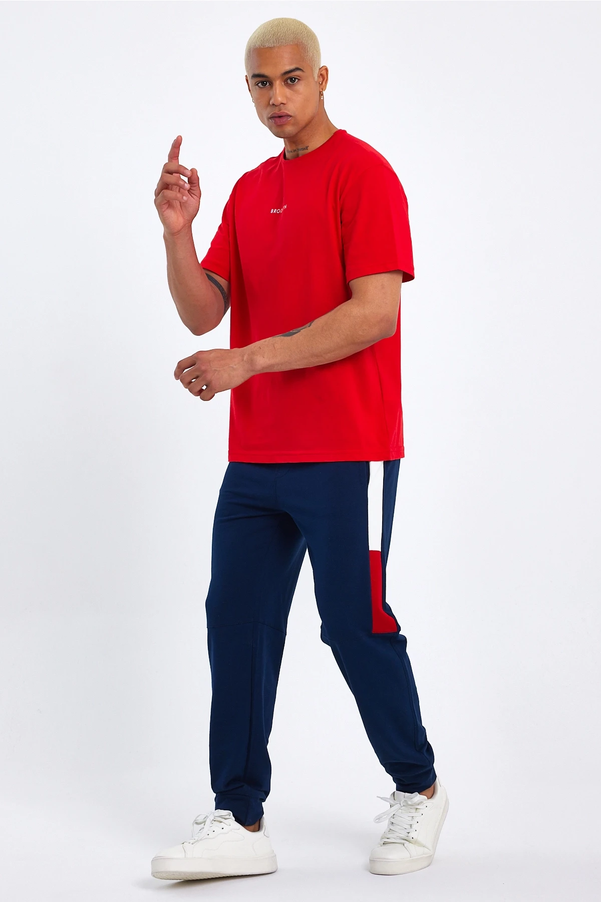 Süperlife Erkek Garnili Regular Fit İnce Eşofman Altı SPR23EA351