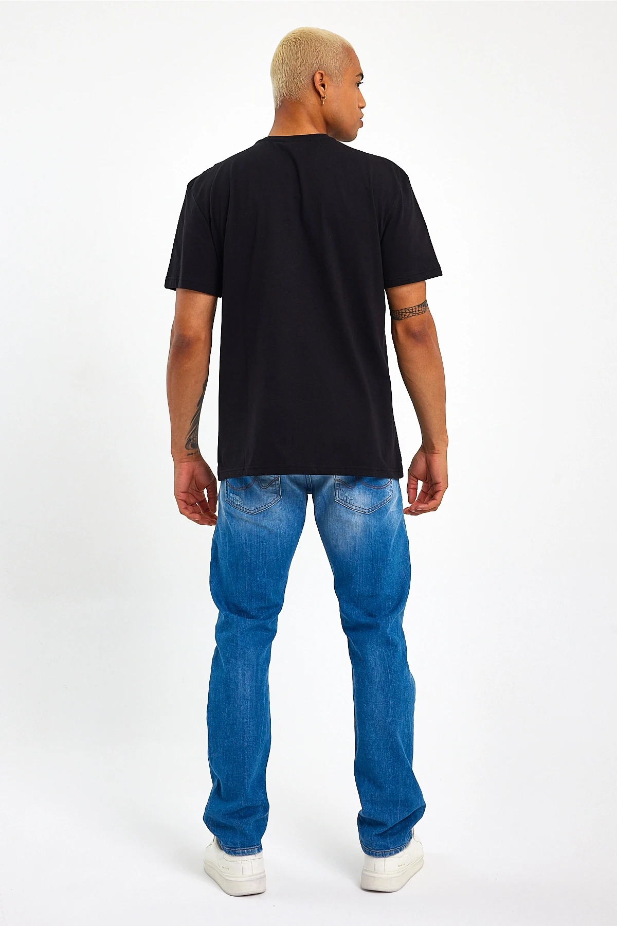 Süperlife Erkek  Bisiklet Yaka Regular Fit Garnili  Tişort SPR23TS301