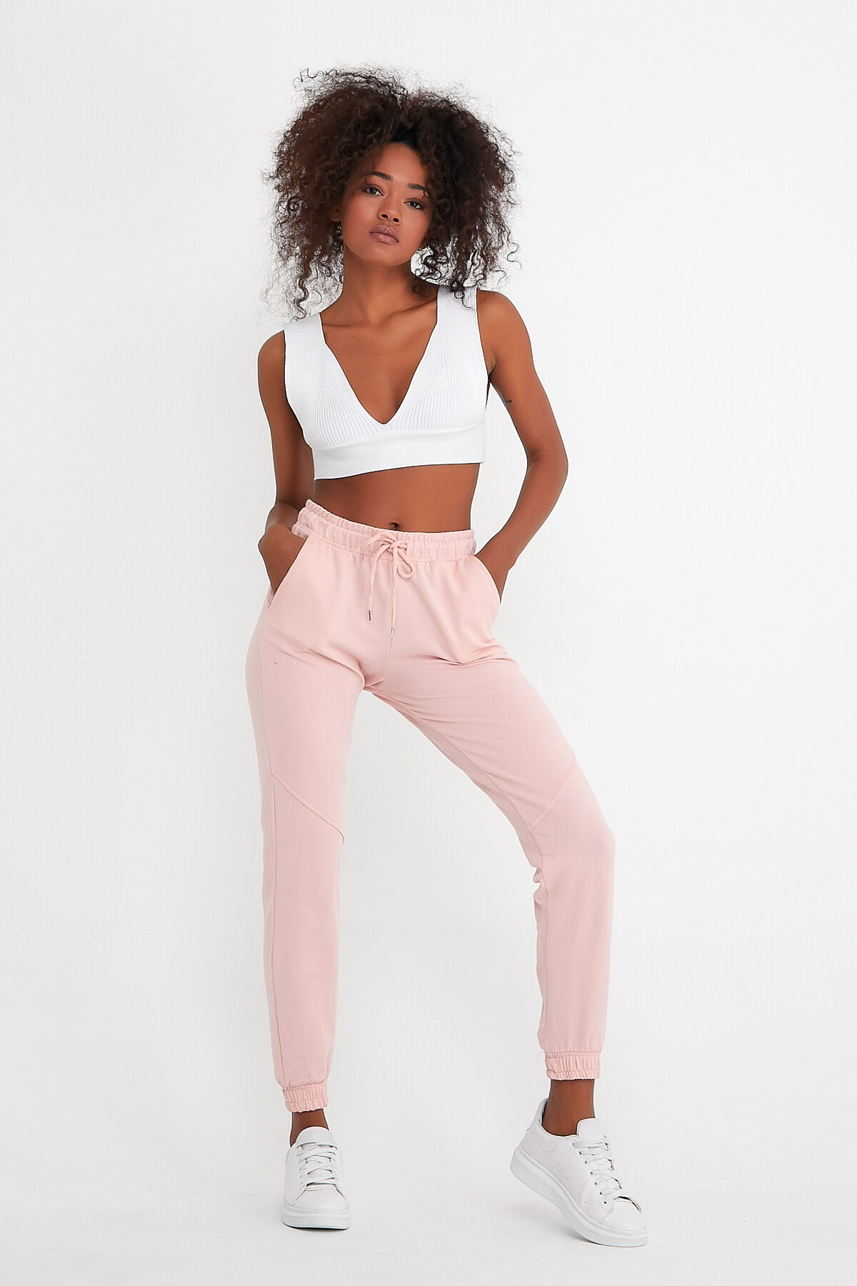 Süperlife Kadın Regular Fit İnce Eşofman Altı SPR22BE158 