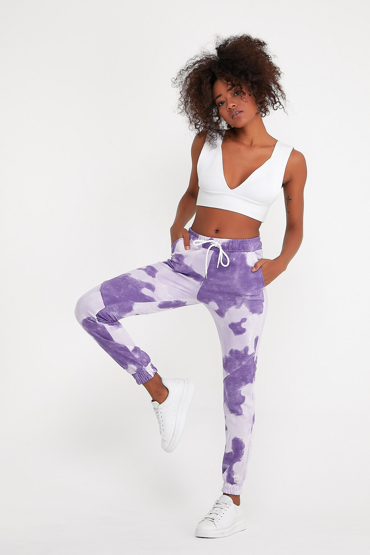 Süperlife Kadın Regular Fit İnce Eşofman Altı SPR22BE158 