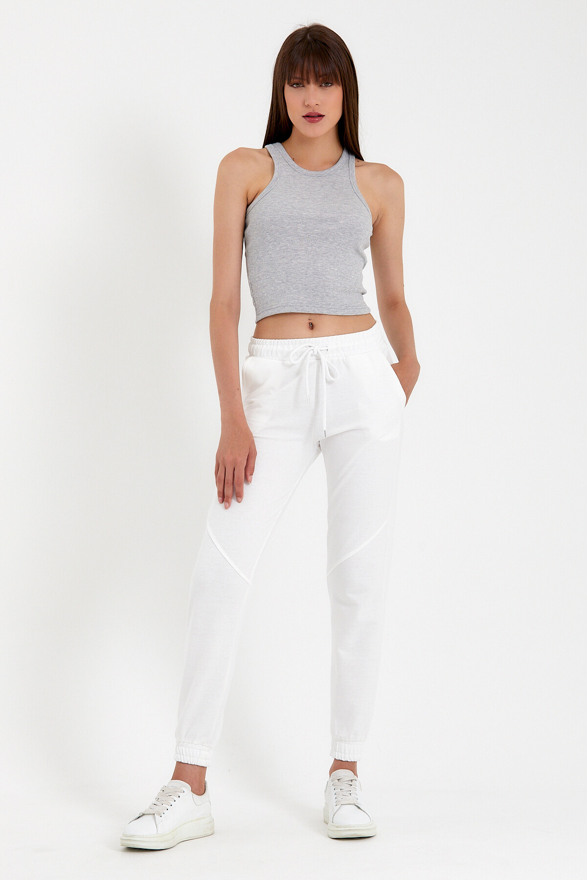 Süperlife Kadın Regular Fit İnce Eşofman Altı SPR22BE158 