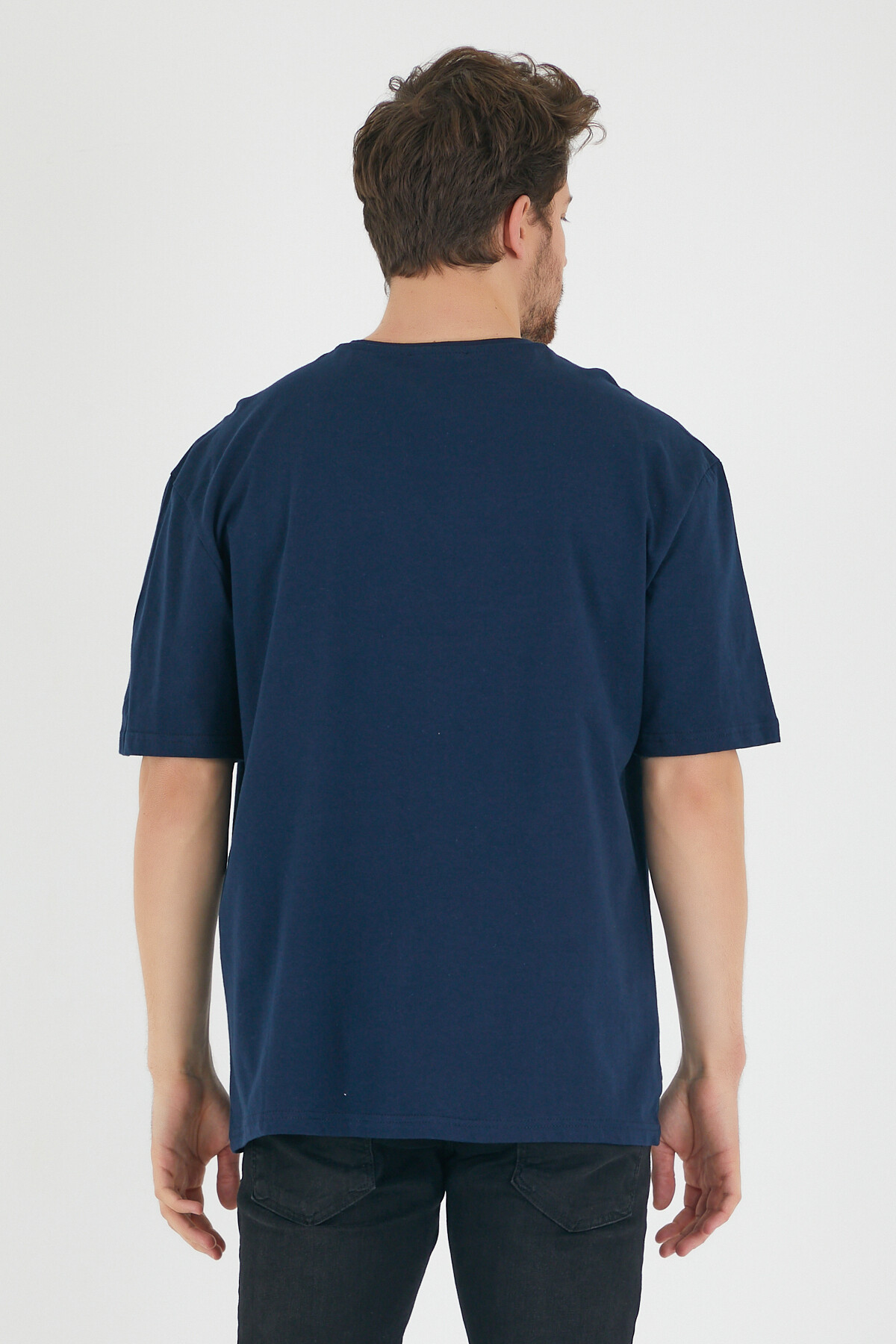 Süperlife Erkek Bisiklet Yaka Standart &Regular Fit Tişort SPR22TS110