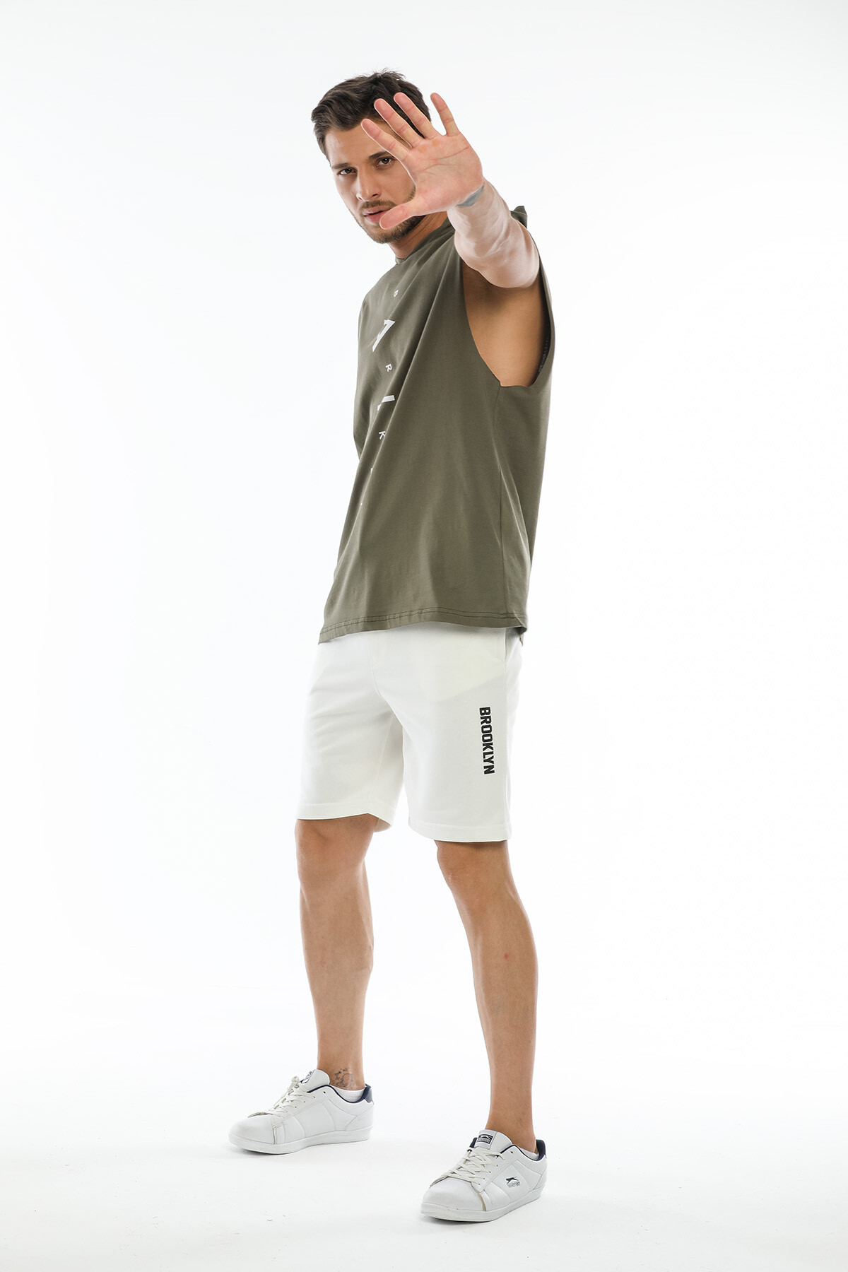 Süperlife Erkek Kapşonlu Standart &Regular Fit  Aır Baskılı Tişort SPR21Y07