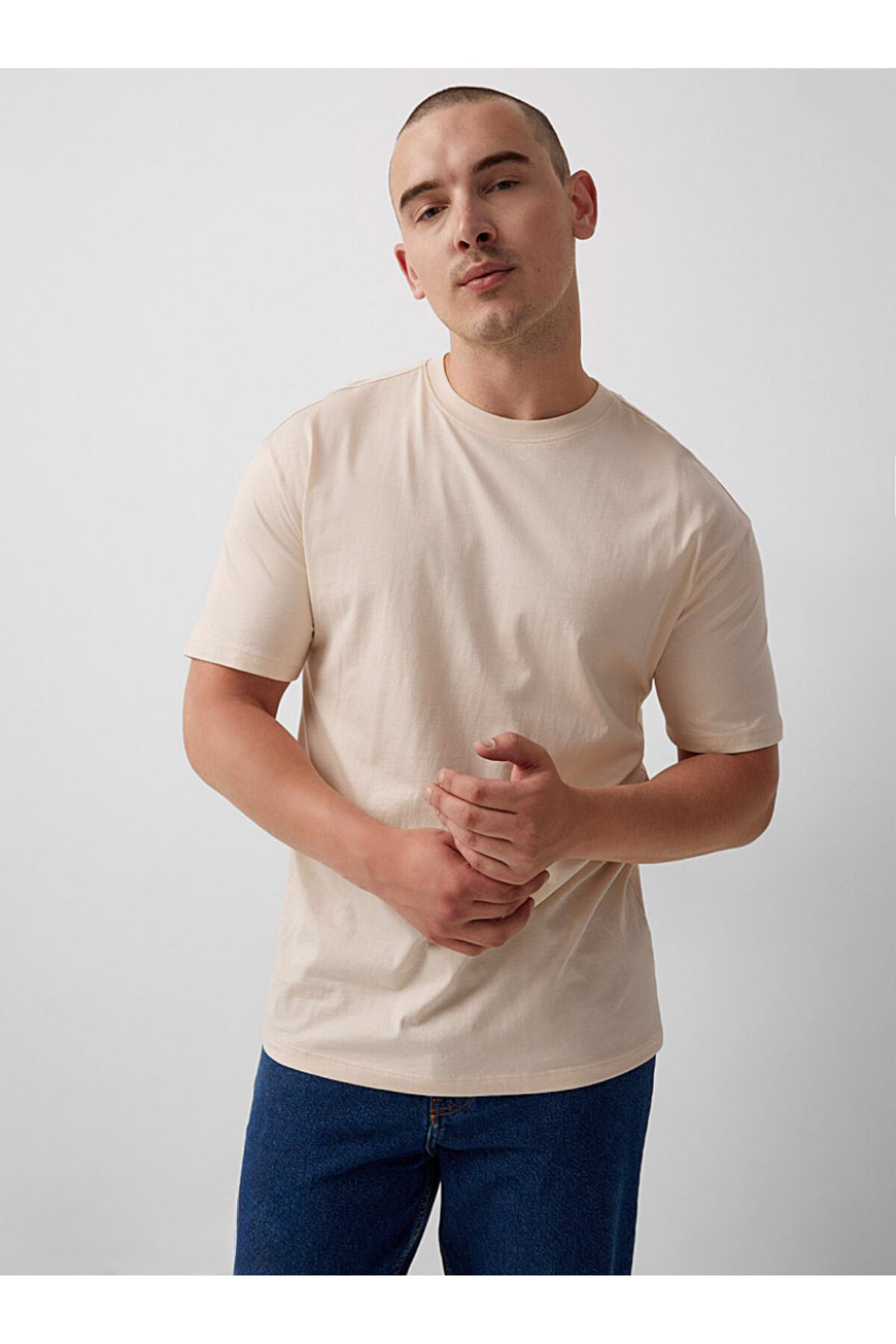 Süperlife Erkek Bisiklet Yaka  Standart &Regular Fit Tişort SPR21Y30