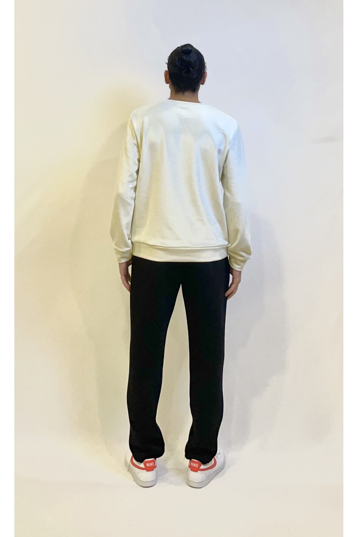 Süperlife Erkek Bisiklet Yaka 3 iplik Kalın Brooklyn Baskılı Sweatshirt SPR24sw29
