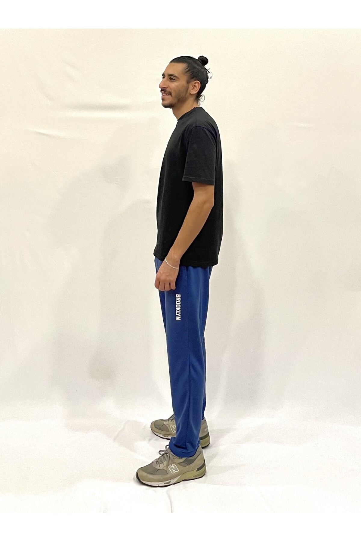 Süperlife Erkek Regular Fit Broklyn Baskılı İnce Eşofman Altı SPR 205
