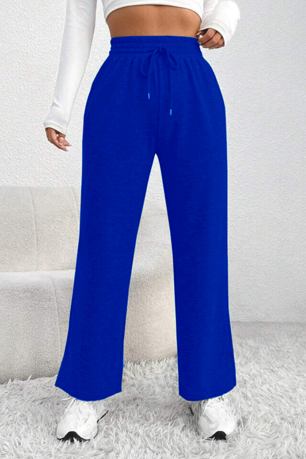 Kadın Regular Fit İnce Eşofman Altı SPR24EAK80