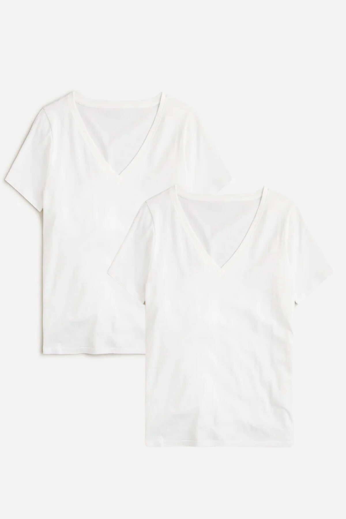 Kadın V Yaka Regular Tshirt SPR24TSK45-2