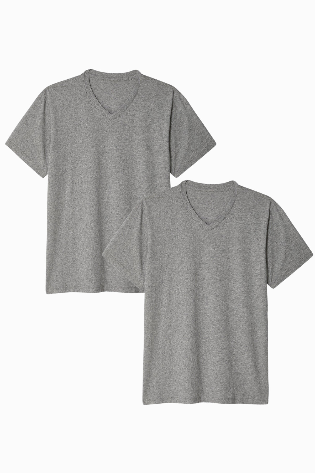 Kadın V Yaka Tshirt SPR24TSK40-2