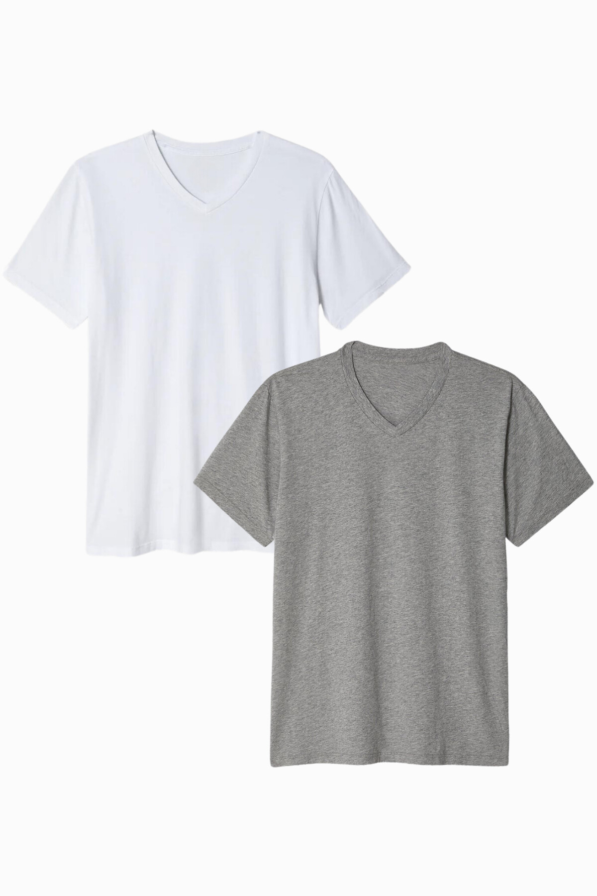 Kadın V Yaka Tshirt SPR24TSK40-2