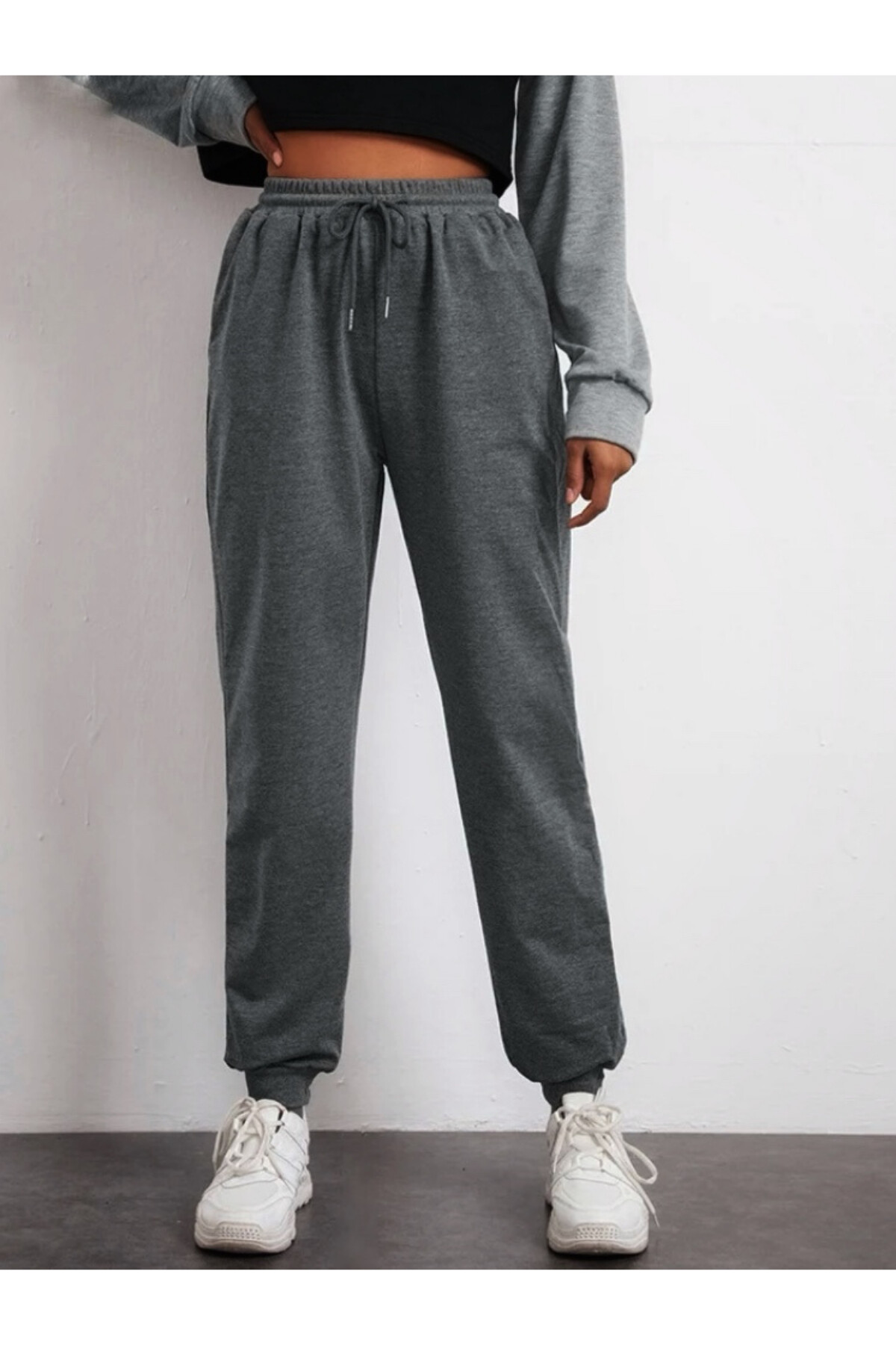 Kadın Regular Fit İnce Eşofman Altı SPR24EAK81