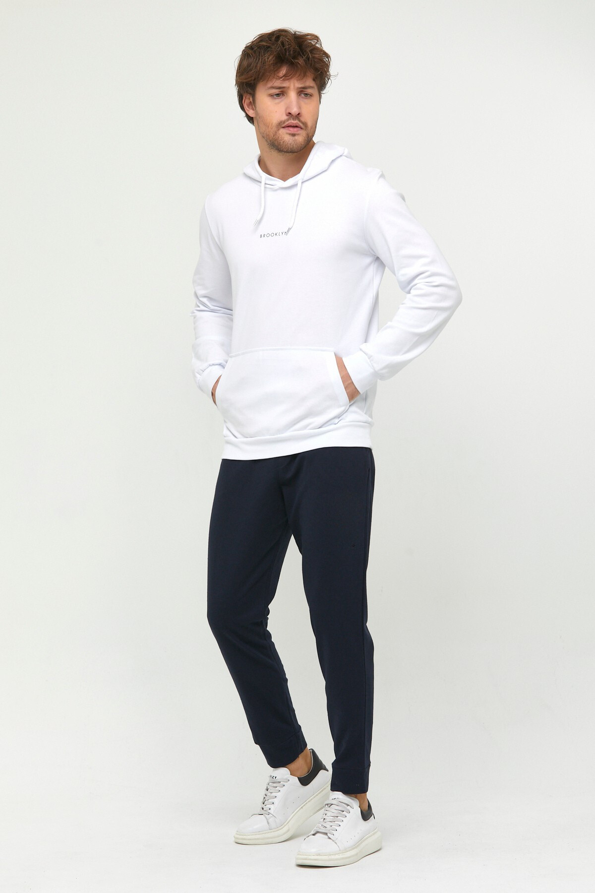 Erkek Regular Fit İnce Eşofman Altı SPR25EA81