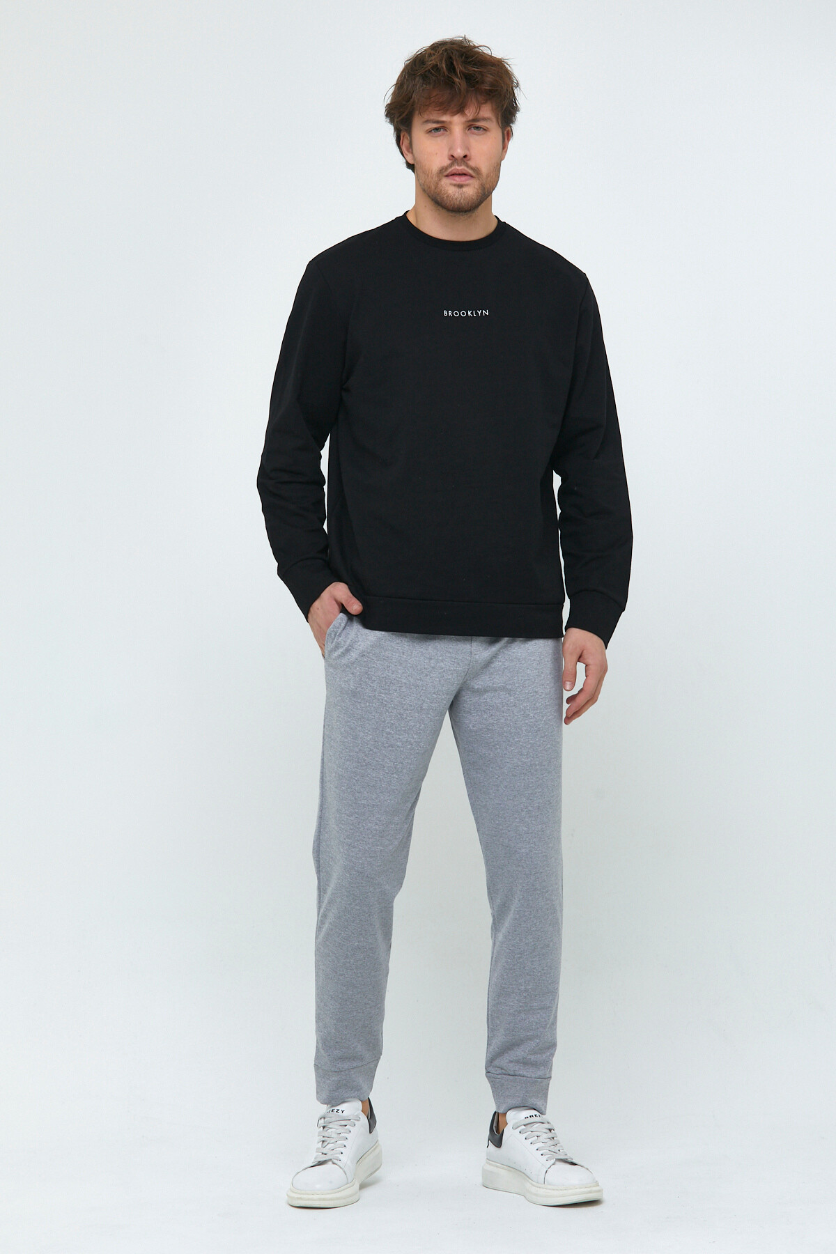 Erkek Regular Fit İnce Eşofman Altı SPR25EA81