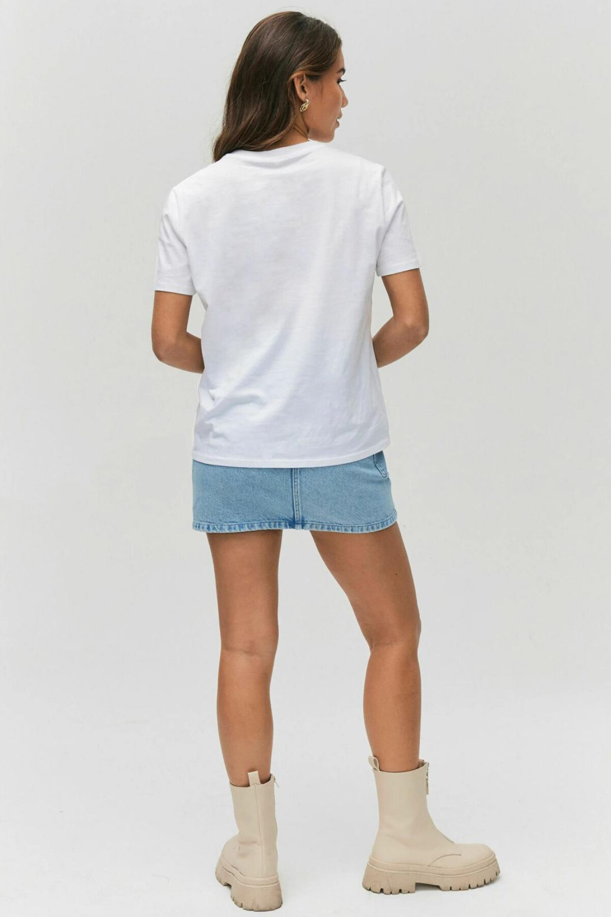 Kadın Bisiklet Yaka New York Tshirt SPR25TSK21