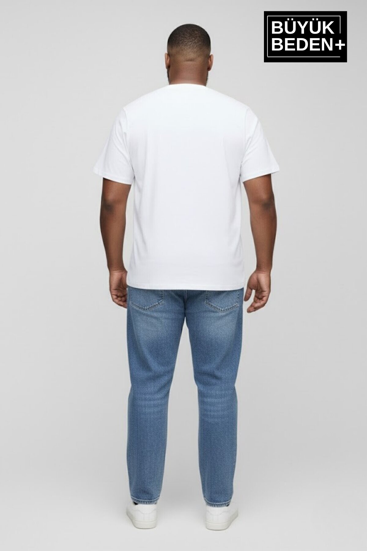 Erkek Büyük Beden A Baskılı 3xl-6xl Bisiklet Yaka Tshırt SPR26BTS510-12