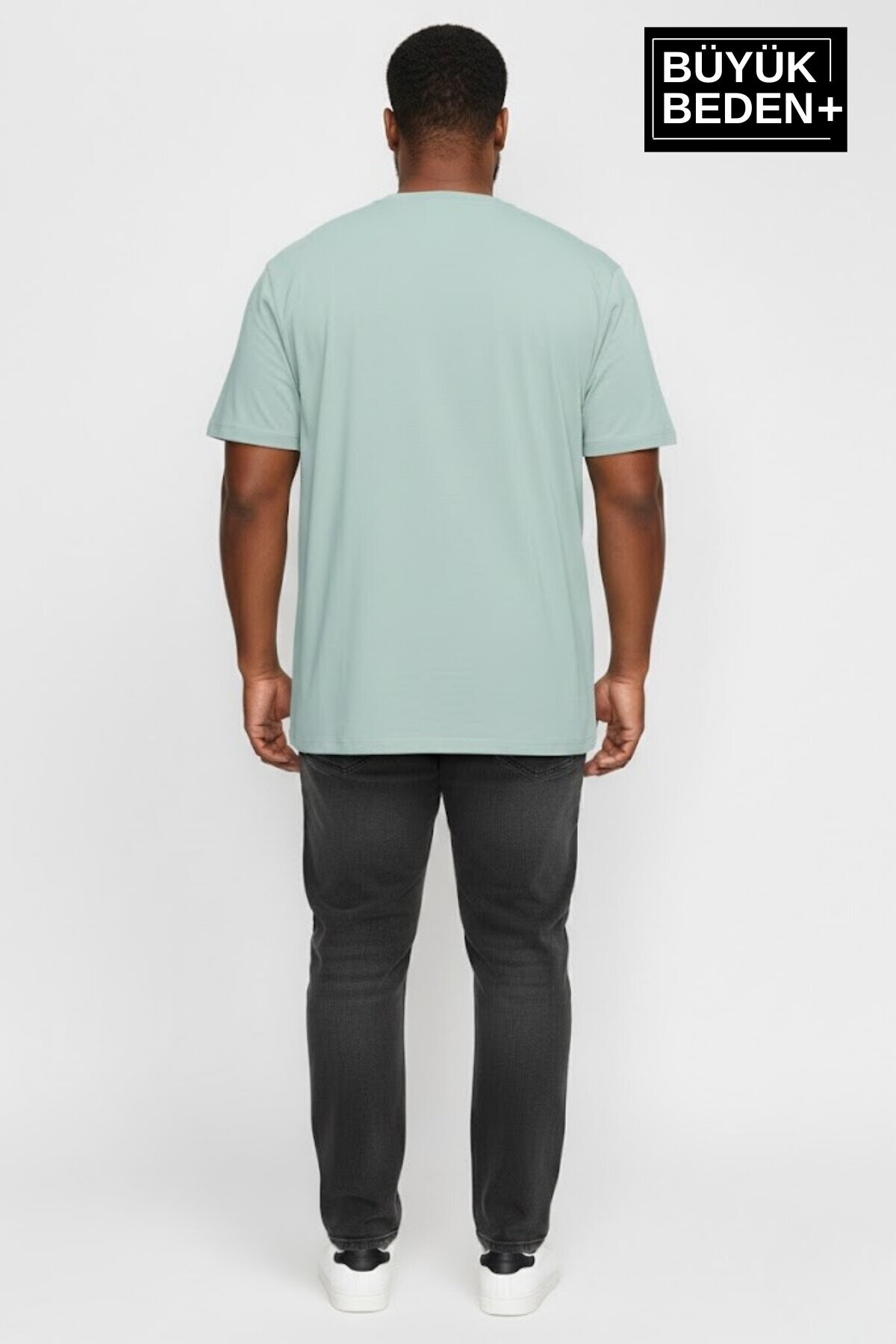 Erkek Büyük Beden A Baskılı 3xl-6xl Bisiklet Yaka Tshırt SPR26BTS510-12