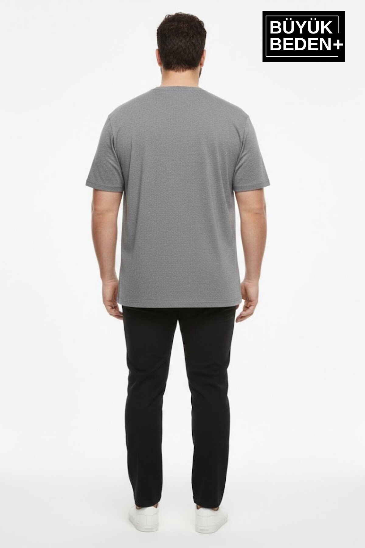 Erkek Büyük Beden NY New York Baskılı 3xl-6xl Bisiklet Yaka Tshırt SPR26BTS510-15