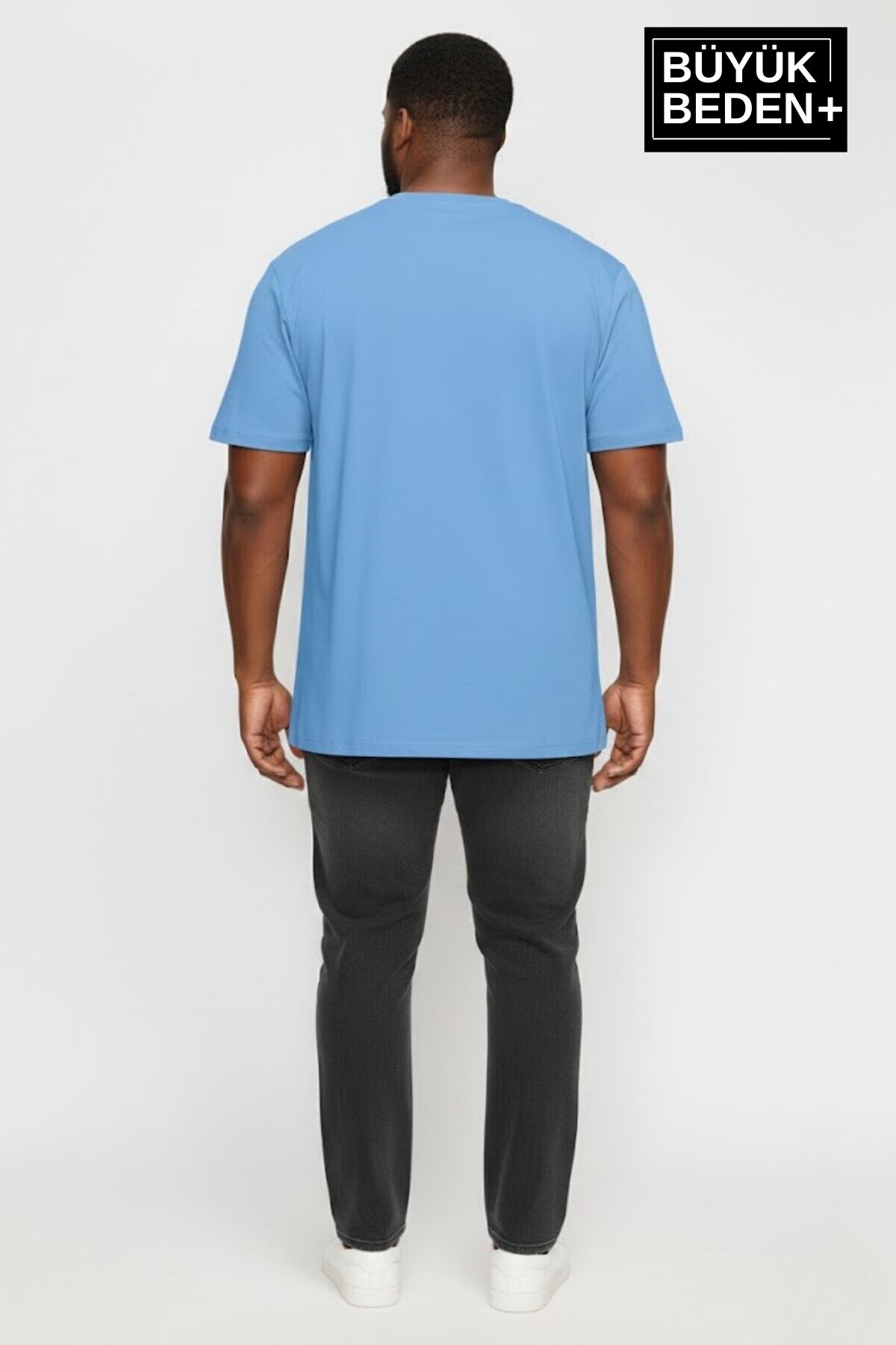 Erkek Büyük Beden NY New York Baskılı 3xl-6xl Bisiklet Yaka Tshırt SPR26BTS510-15