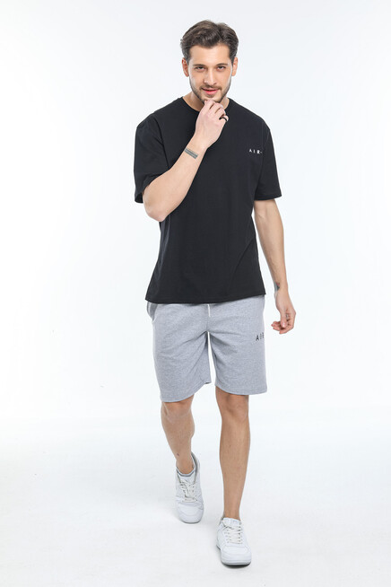 Süperlife Erkek  Dar Kalıp Air Baskılı Şort SPR21Y52