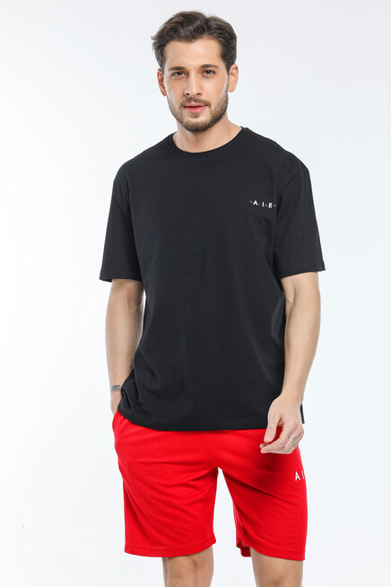 Süperlife Erkek  Dar Kalıp Air Baskılı Şort SPR21Y52