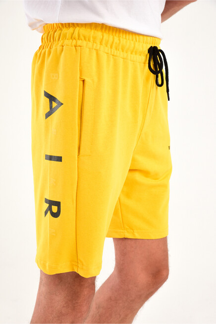 Süperlife Erkek Slim Fit Air Brooklyn Basklı Şort SPR 2020Y09