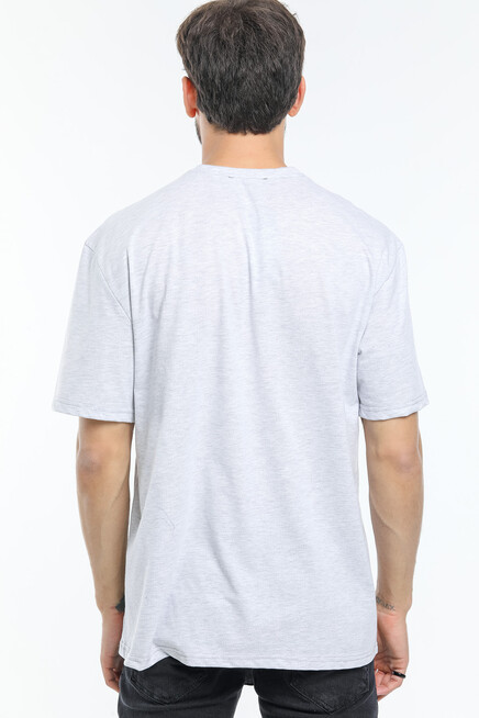 Süperlife Erkek Bisiklet Yaka Slim Fit Californıa  Baskılı  Tişort SPR21Y22