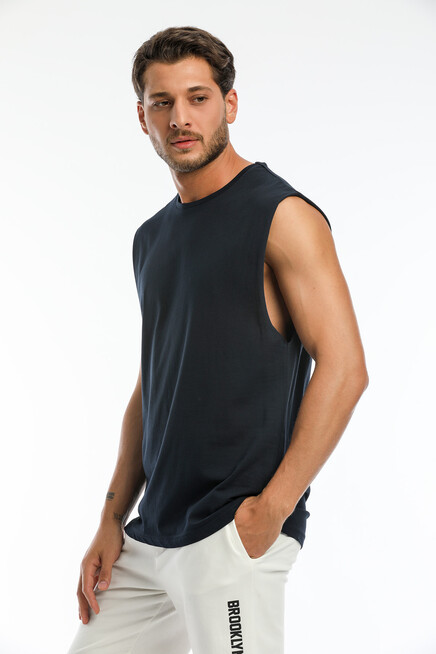 Süperlife Erkek Bisiklet Yaka Standart &Regular Kalıp Tişort SPR21Y03