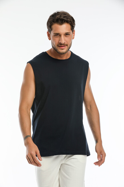 Süperlife Erkek Bisiklet Yaka Standart &Regular Kalıp Tişort SPR21Y03