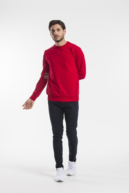 Süperlife Erkek Bisiklet Yaka Regular Fit İnce Sweatshirt SPR 20K30
