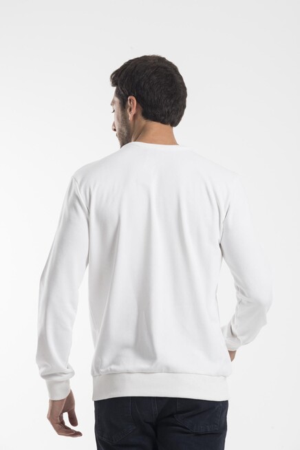 Süperlife Erkek Bisiklet Yaka Regular Fit İnce Sweatshirt SPR 20K30