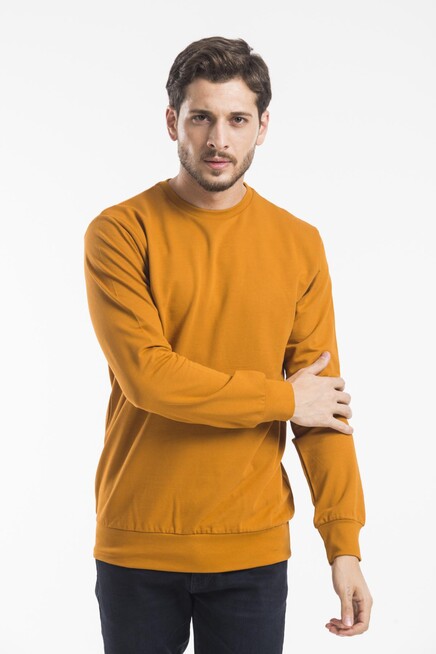 Süperlife Erkek Bisiklet Yaka Regular Fit İnce Sweatshirt SPR 20K30