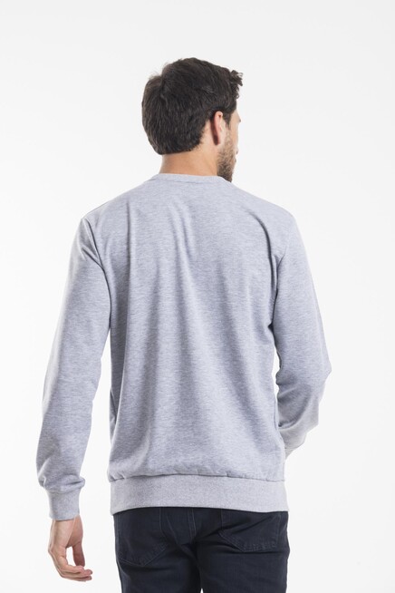 Süperlife Erkek Bisiklet Yaka Regular Fit İnce Sweatshirt SPR 20K30