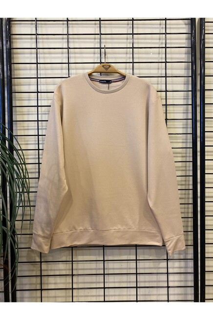 Süperlife Erkek Bisiklet Yaka Regular Fit İnce Sweatshirt SPR 20K30